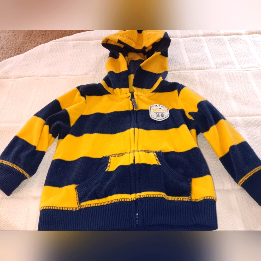 Boys size 9 month, Carter's hooded jacket